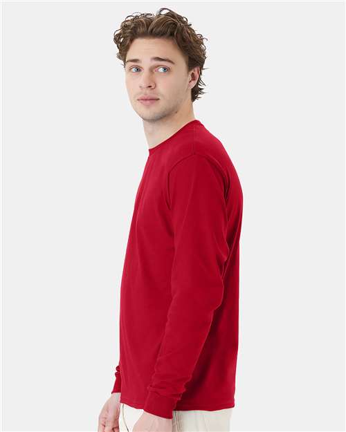 Hanes Men's Essential-T Long Sleeve T-Shirt-4