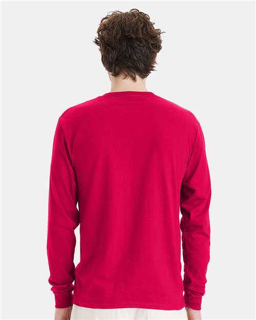 Hanes Men's Essential-T Long Sleeve T-Shirt-5