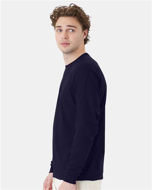 Hanes Men's Essential-T Long Sleeve T-Shirt-4