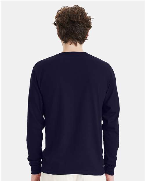 Hanes Men's Essential-T Long Sleeve T-Shirt-5