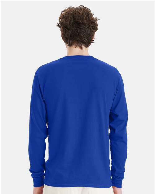 Hanes Men's Essential-T Long Sleeve T-Shirt-6