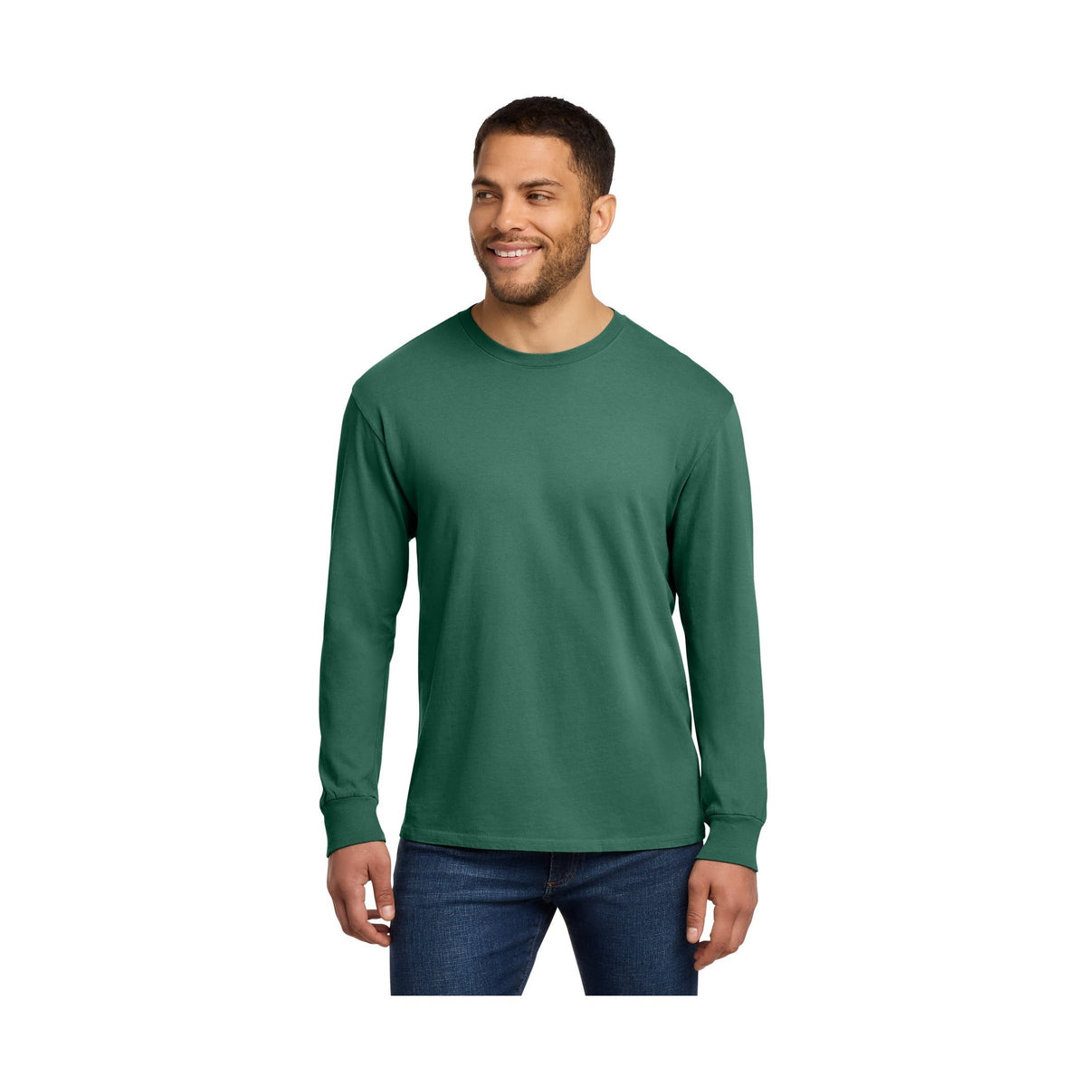 Port & Co Men's Beach Wash Garment-Dyed Long Sleeve Tee PC099LS