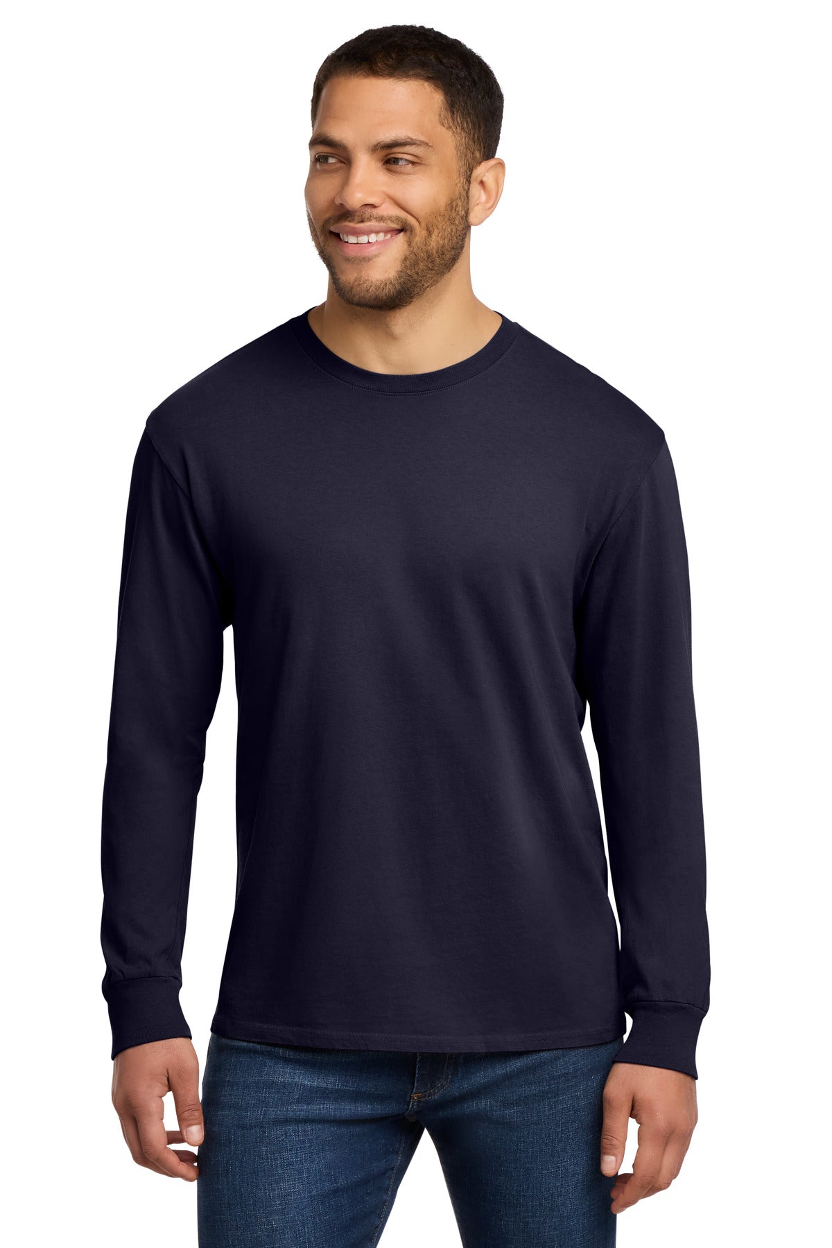 Port & Co Men's Beach Wash Garment-Dyed Long Sleeve Tee PC099LS