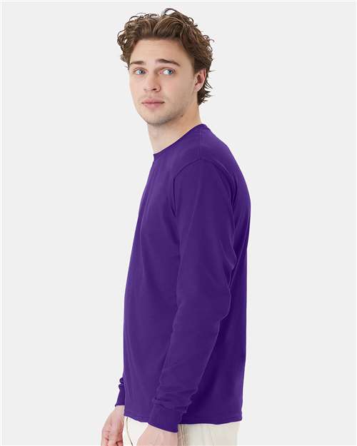 Hanes Men's Essential-T Long Sleeve T-Shirt-4