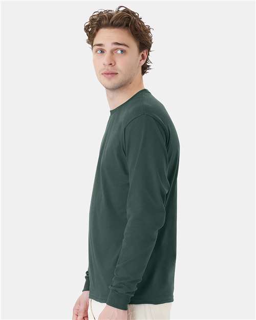 Hanes Men's Essential-T Long Sleeve T-Shirt-4
