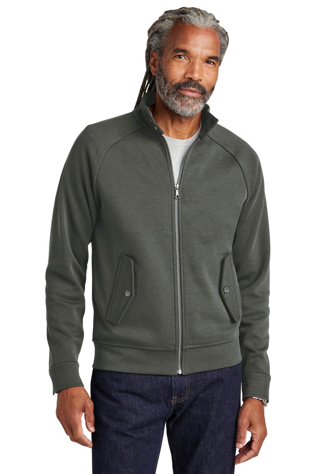 Brooks Brothers Men's Double-Knit Full-Zip BB18210