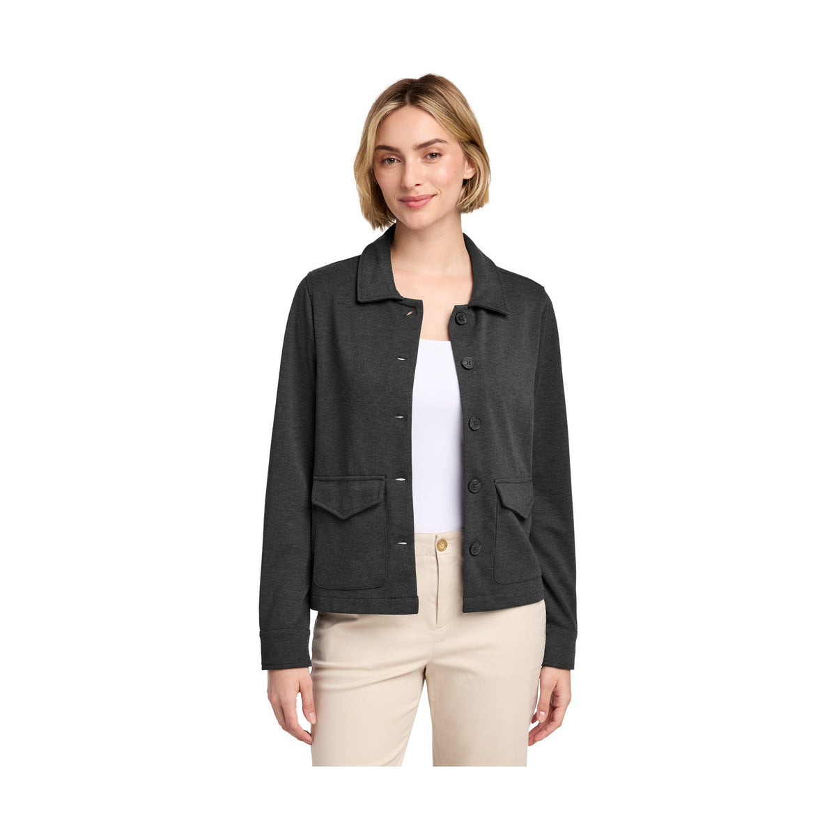 Brooks Brothers Women's Mid-Layer Stretch Button Jacket BB18205