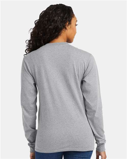 Hanes Men's Essential-T Long Sleeve T-Shirt-6
