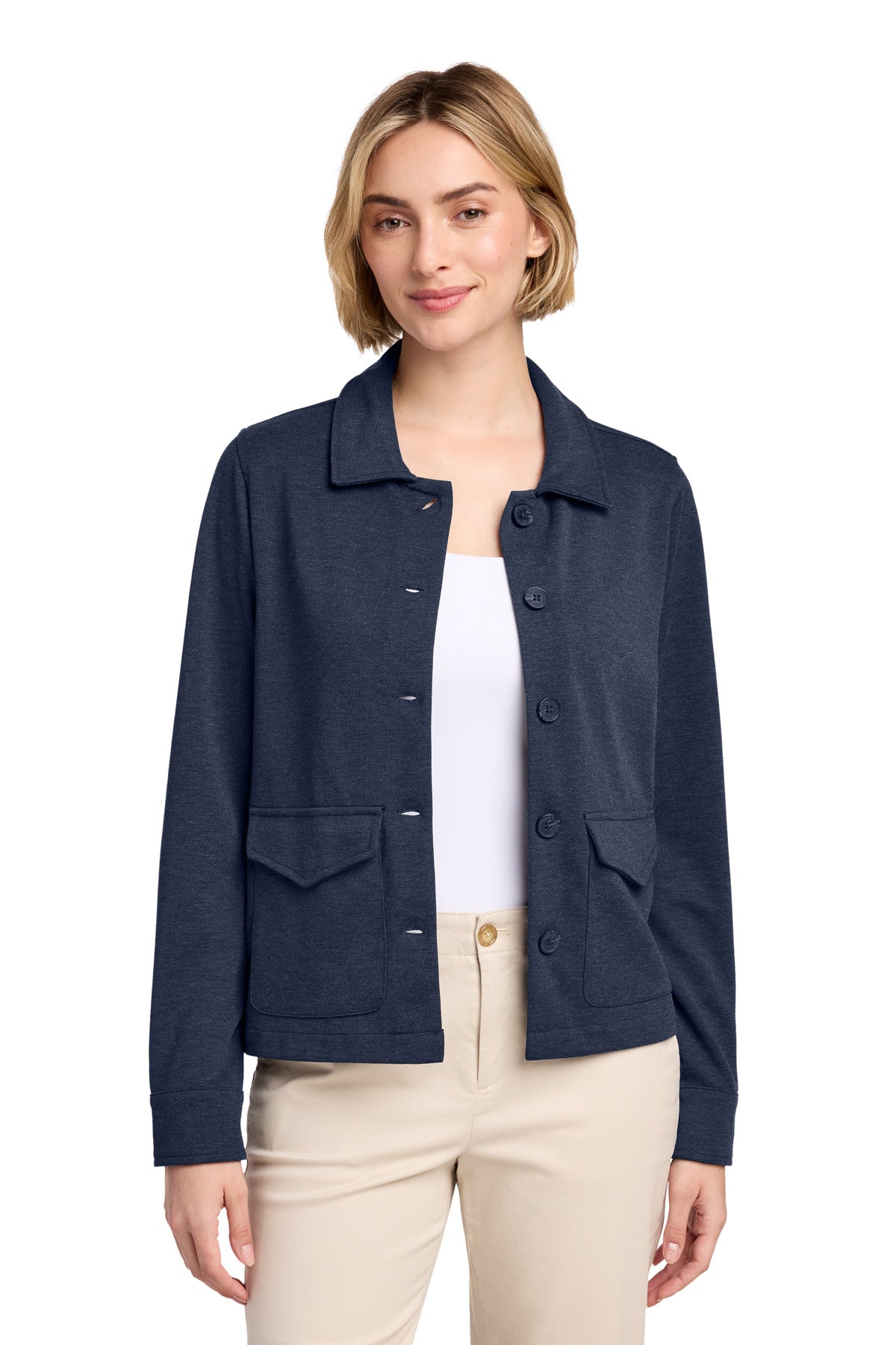 Brooks Brothers Women's Mid-Layer Stretch Button Jacket BB18205