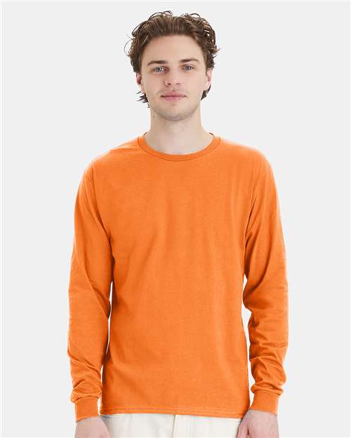 Hanes Men's Essential-T Long Sleeve T-Shirt-3