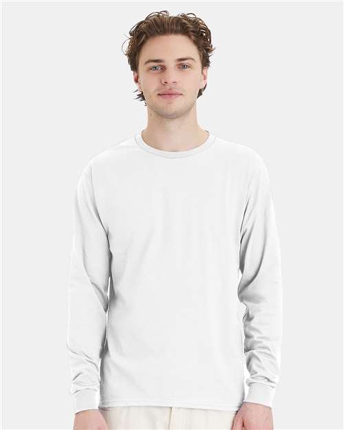 Hanes Men's Essential-T Long Sleeve T-Shirt-4