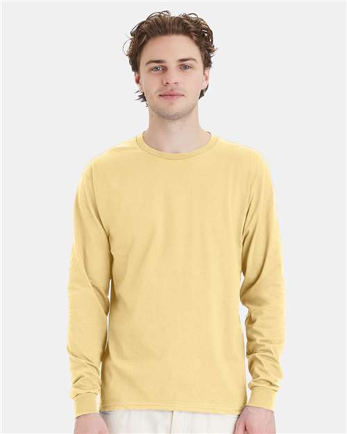 Hanes Men's Essential-T Long Sleeve T-Shirt-3