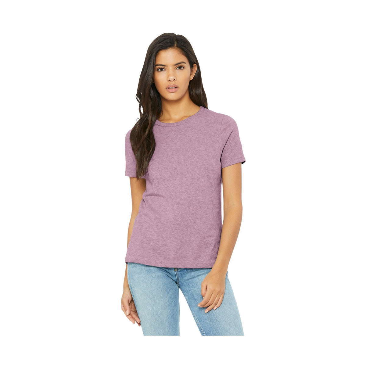 BELLA + CANVAS Women’s Relaxed Fit Heather CVC Tee