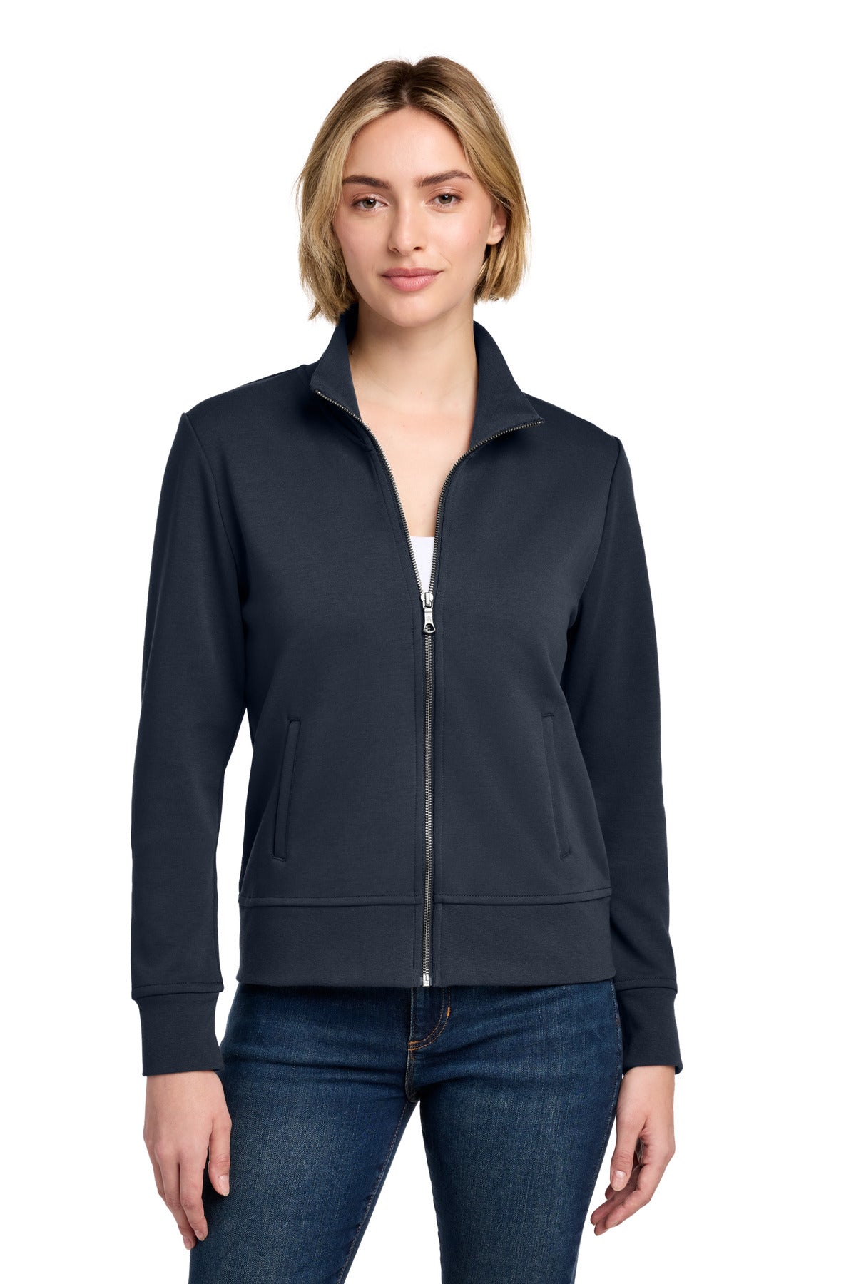 Brooks Brothers Women's Double-Knit Full-Zip BB18211
