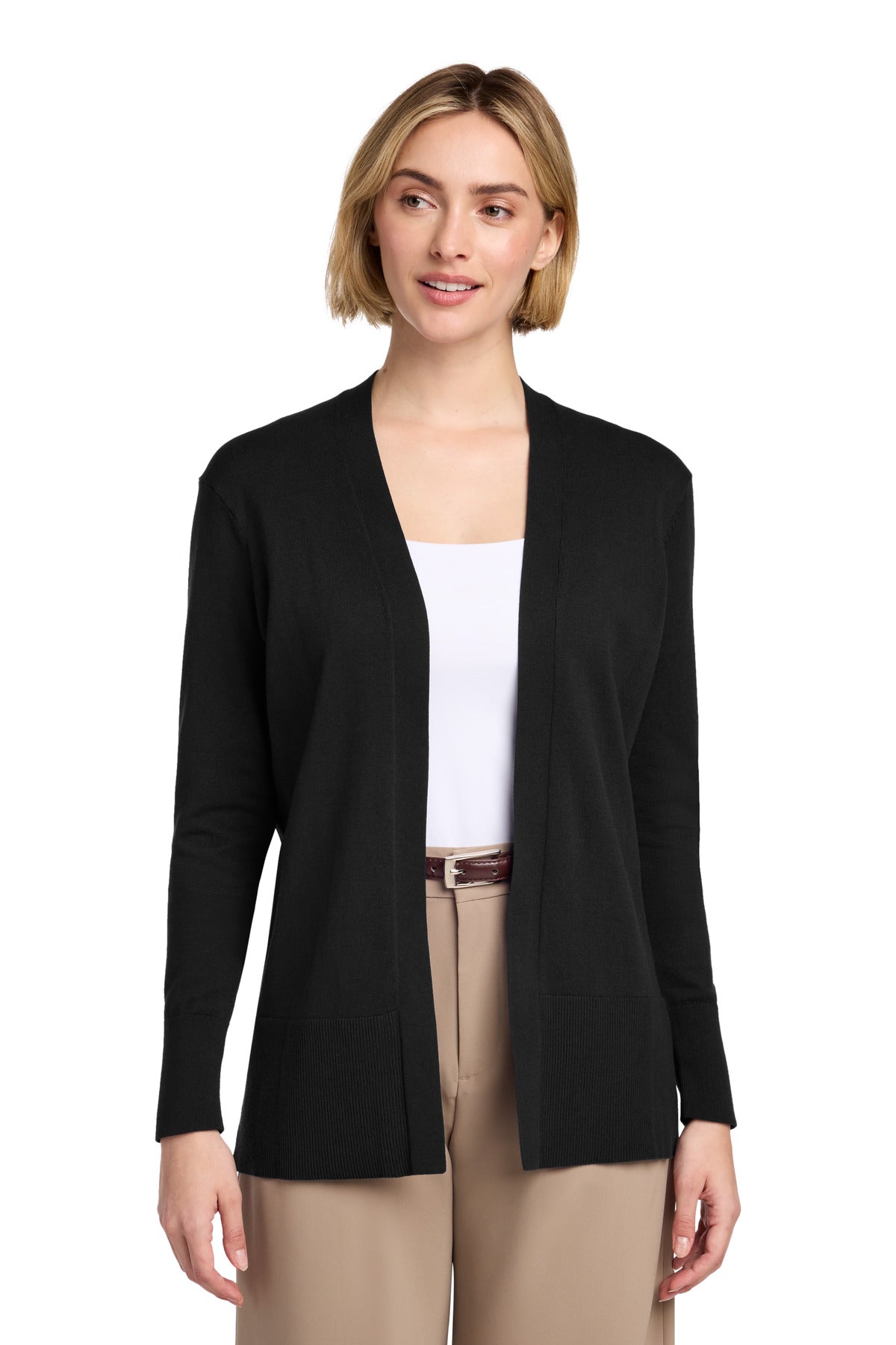 Brooks Brothers Women's Cotton Stretch Long Cardigan Sweater BB18403