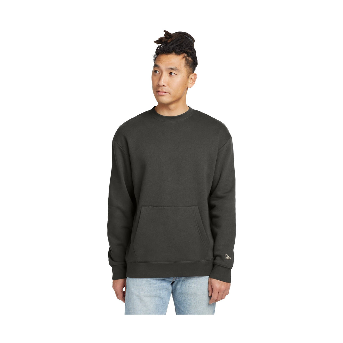 New Era Men's Heritage Fleece Pocket Crew NEA527