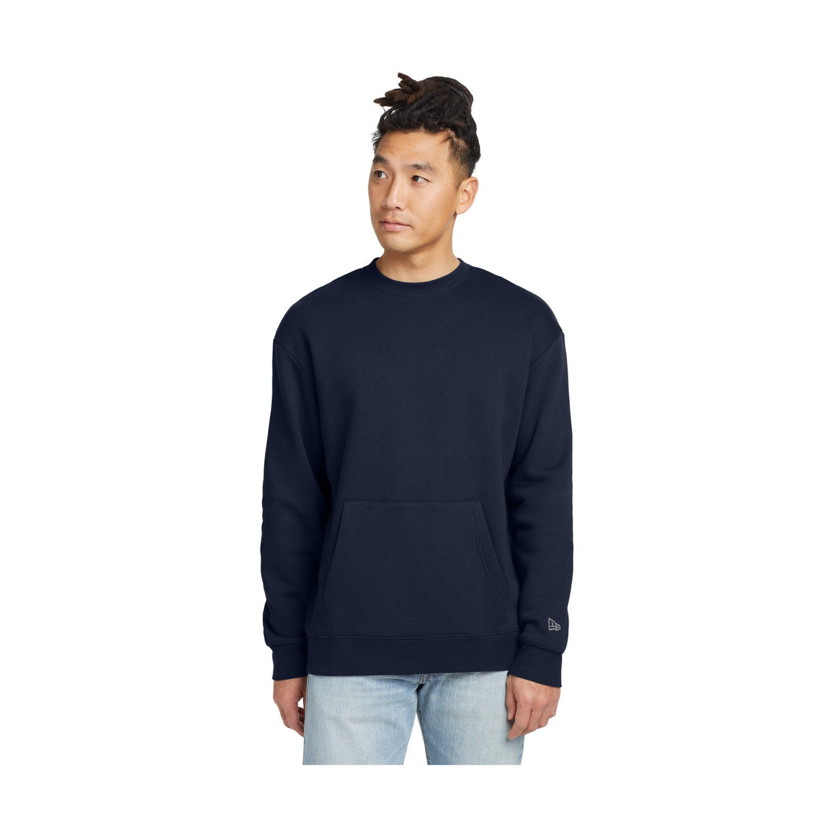 New Era Men's Heritage Fleece Pocket Crew NEA527