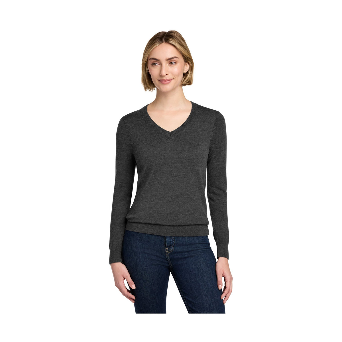 Brooks Brothers Women's Washable Merino V-Neck Sweater BB18411