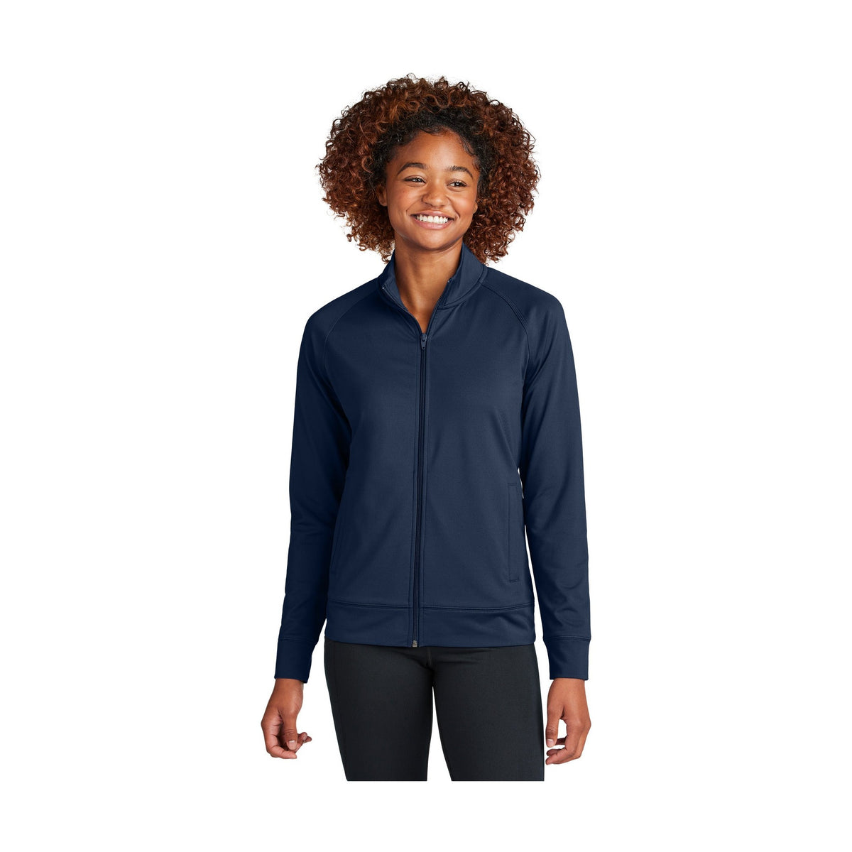 Sport-Tek Women's Sport-Wick Stretch Full-Zip Cadet Jacket LST857
