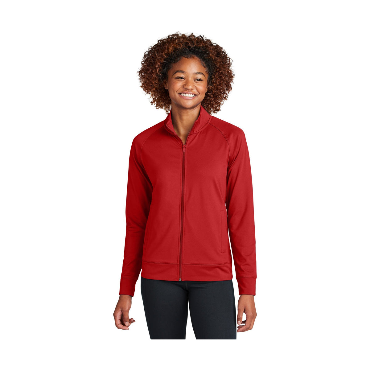 Sport-Tek Women's Sport-Wick Stretch Full-Zip Cadet Jacket LST857