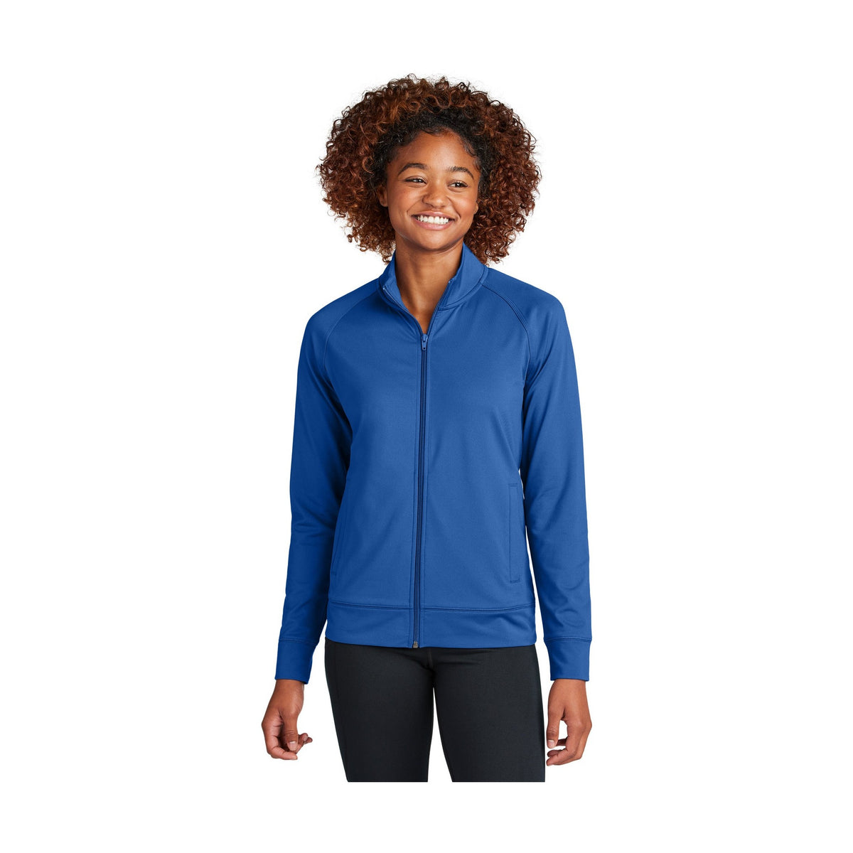 Sport-Tek Women's Sport-Wick Stretch Full-Zip Cadet Jacket LST857