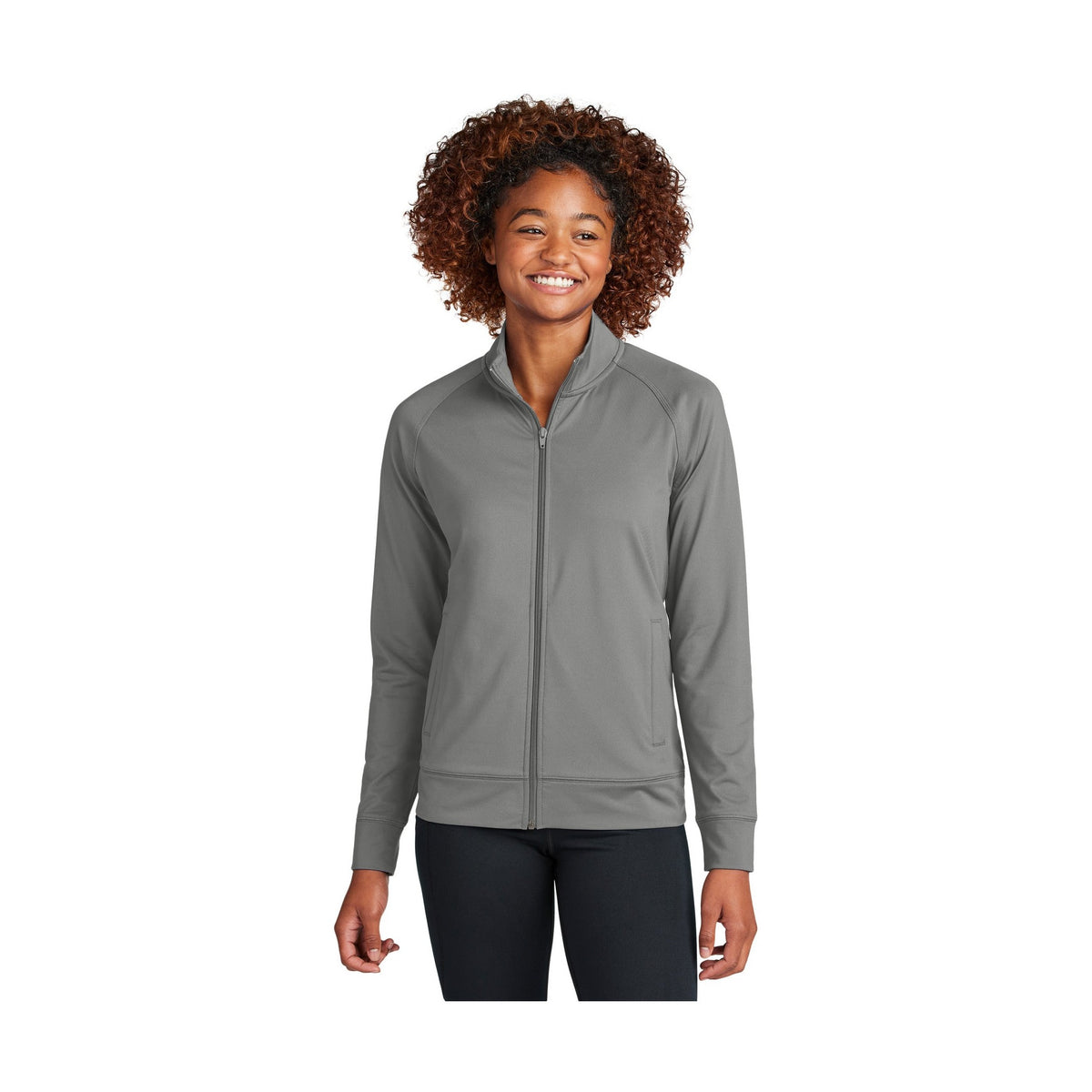 Sport-Tek Women's Sport-Wick Stretch Full-Zip Cadet Jacket LST857