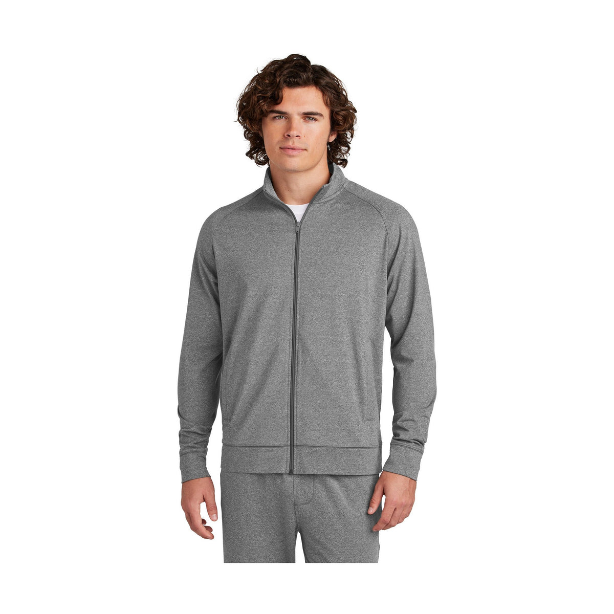 Sport-Tek Men's Sport-Wick Stretch Full-Zip Cadet Jacket ST857