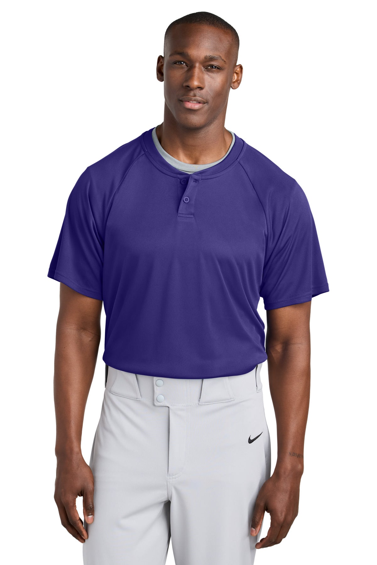 Sport-Tek Men's PosiCharge Competitor 2-Button Henley ST359