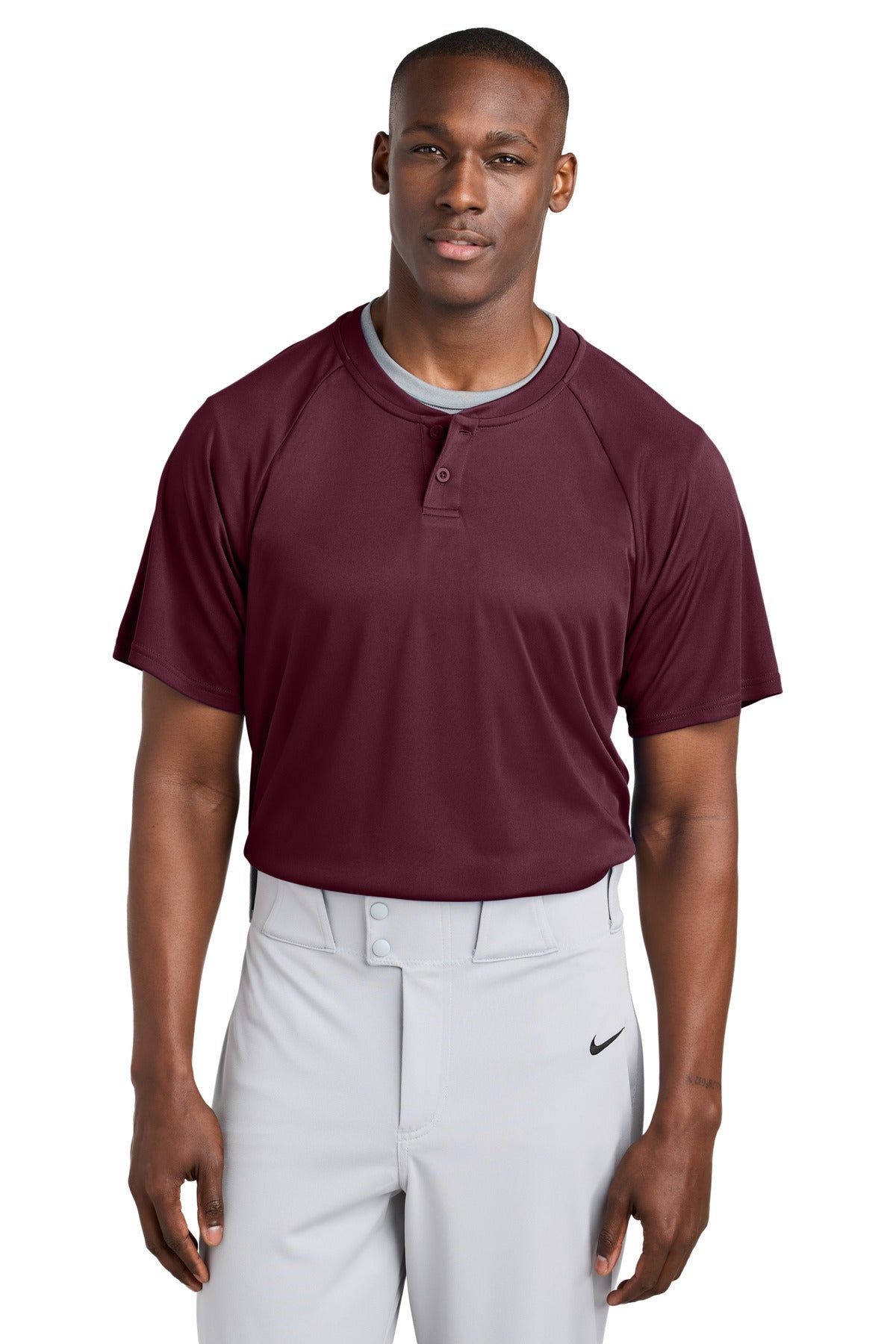 Sport-Tek Men's PosiCharge Competitor 2-Button Henley ST359