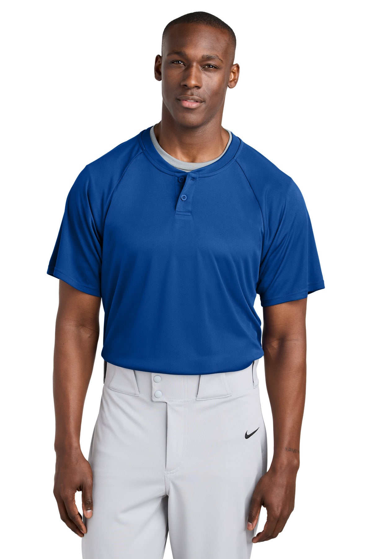 Sport-Tek Men's PosiCharge Competitor 2-Button Henley ST359
