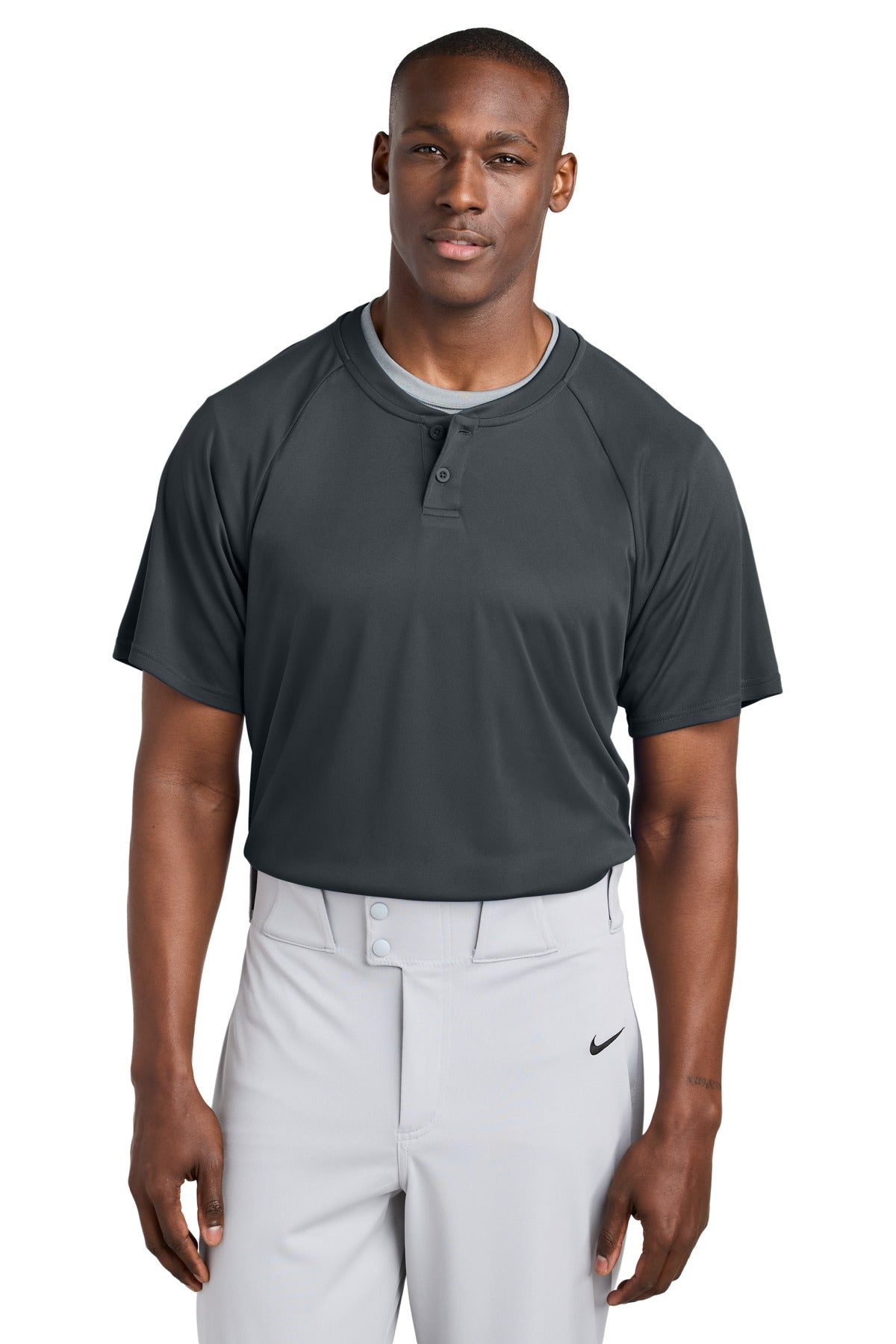 Sport-Tek Men's PosiCharge Competitor 2-Button Henley ST359