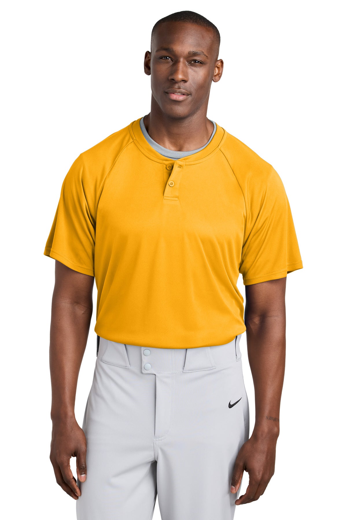 Sport-Tek Men's PosiCharge Competitor 2-Button Henley ST359