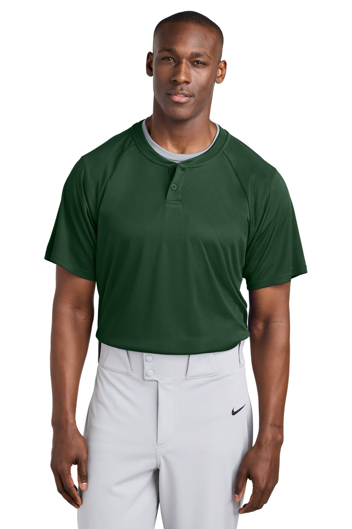 Sport-Tek Men's PosiCharge Competitor 2-Button Henley ST359