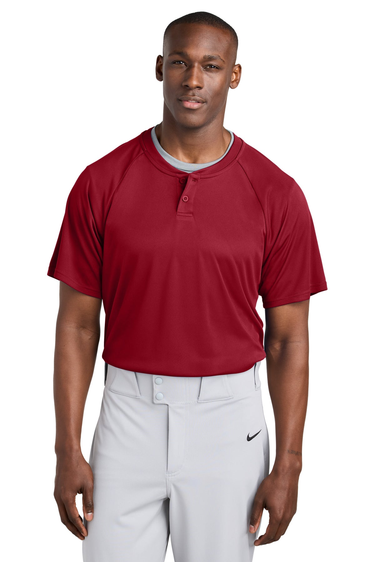 Sport-Tek Men's PosiCharge Competitor 2-Button Henley ST359
