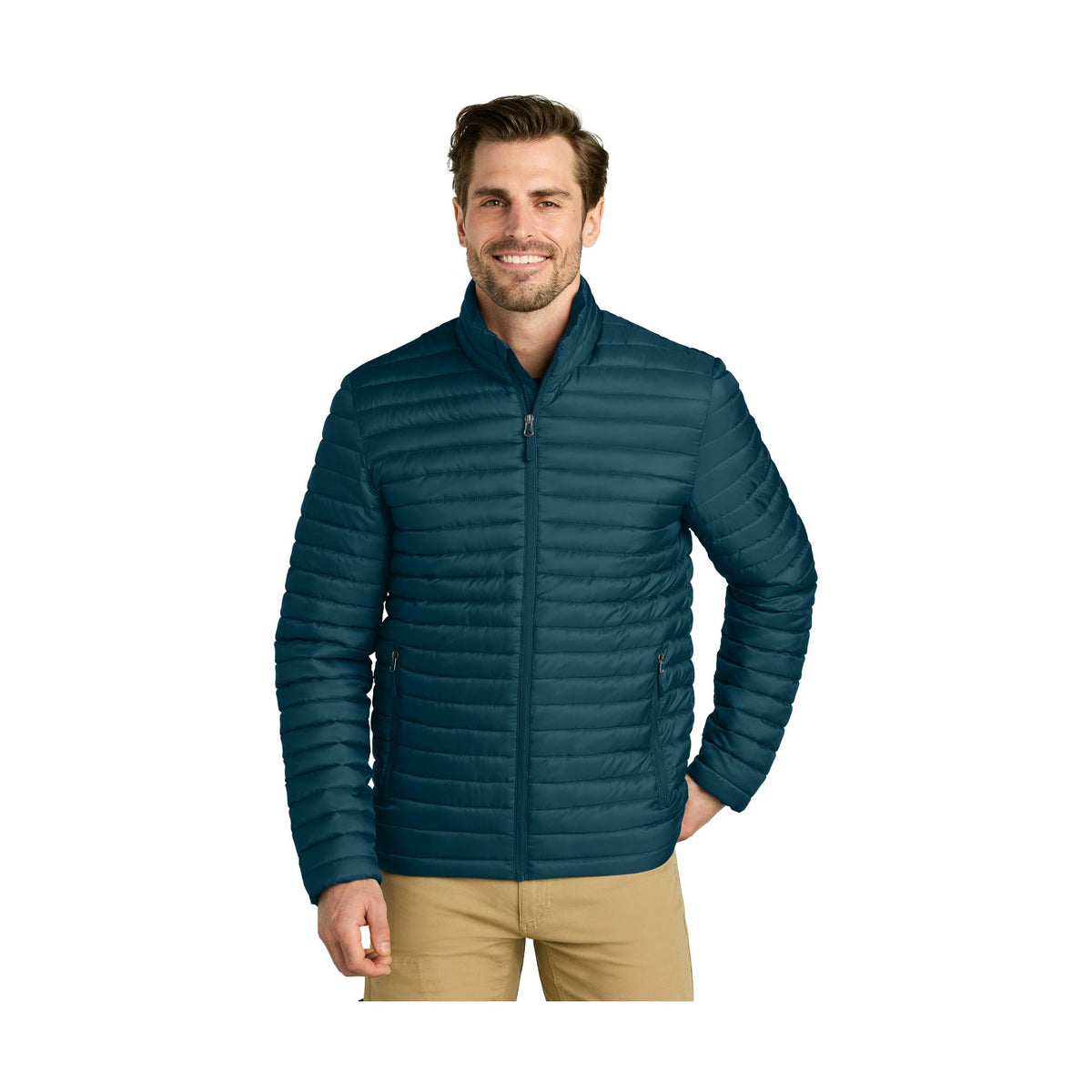 Eddie Bauer Men's Packable Quilted Full-Zip EB514