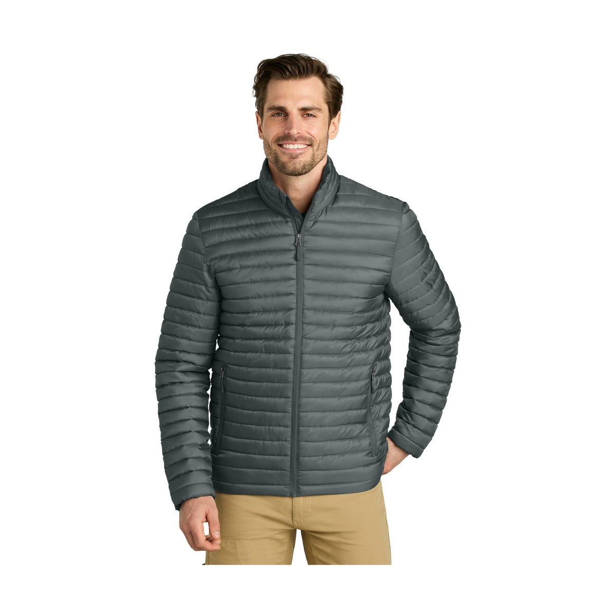 Eddie Bauer Men's Packable Quilted Full-Zip EB514