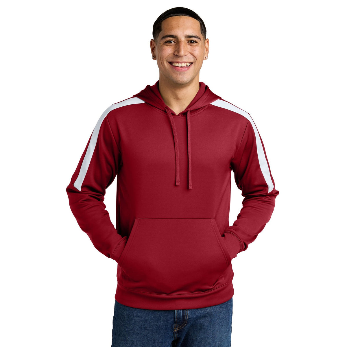 Sport-Tek Men's Sport-Wick Fleece United Pullover Hoodie ST255
