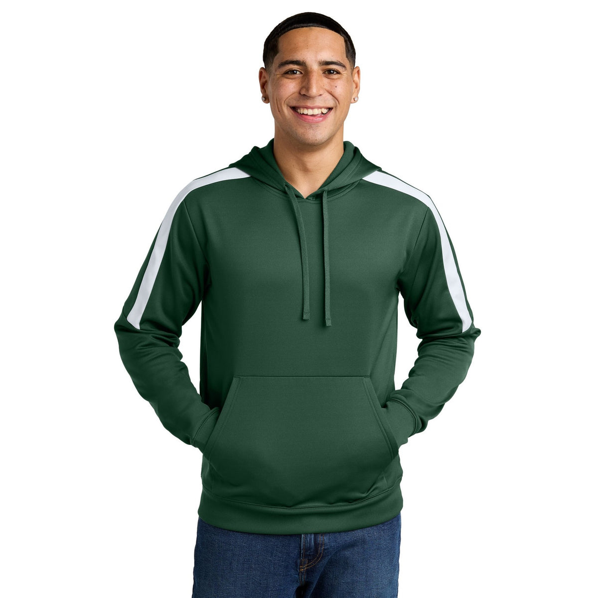 Sport-Tek Men's Sport-Wick Fleece United Pullover Hoodie ST255