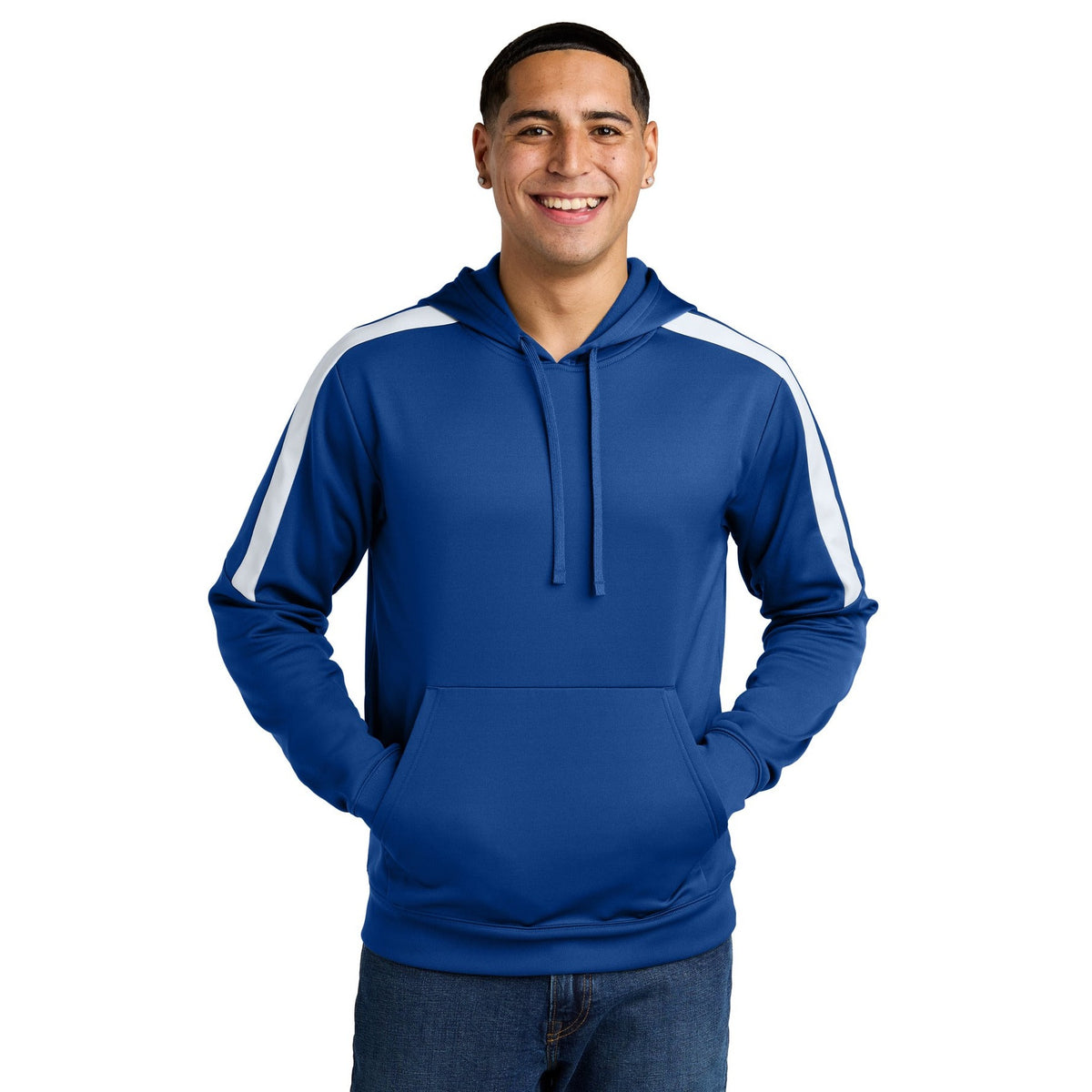 Sport-Tek Men's Sport-Wick Fleece United Pullover Hoodie ST255