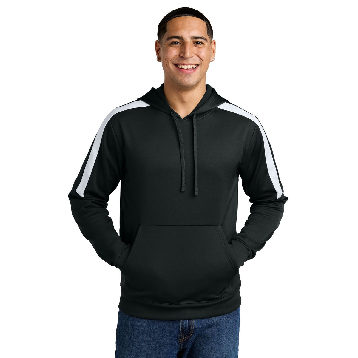 Sport-Tek Men's Sport-Wick Fleece United Pullover Hoodie ST255