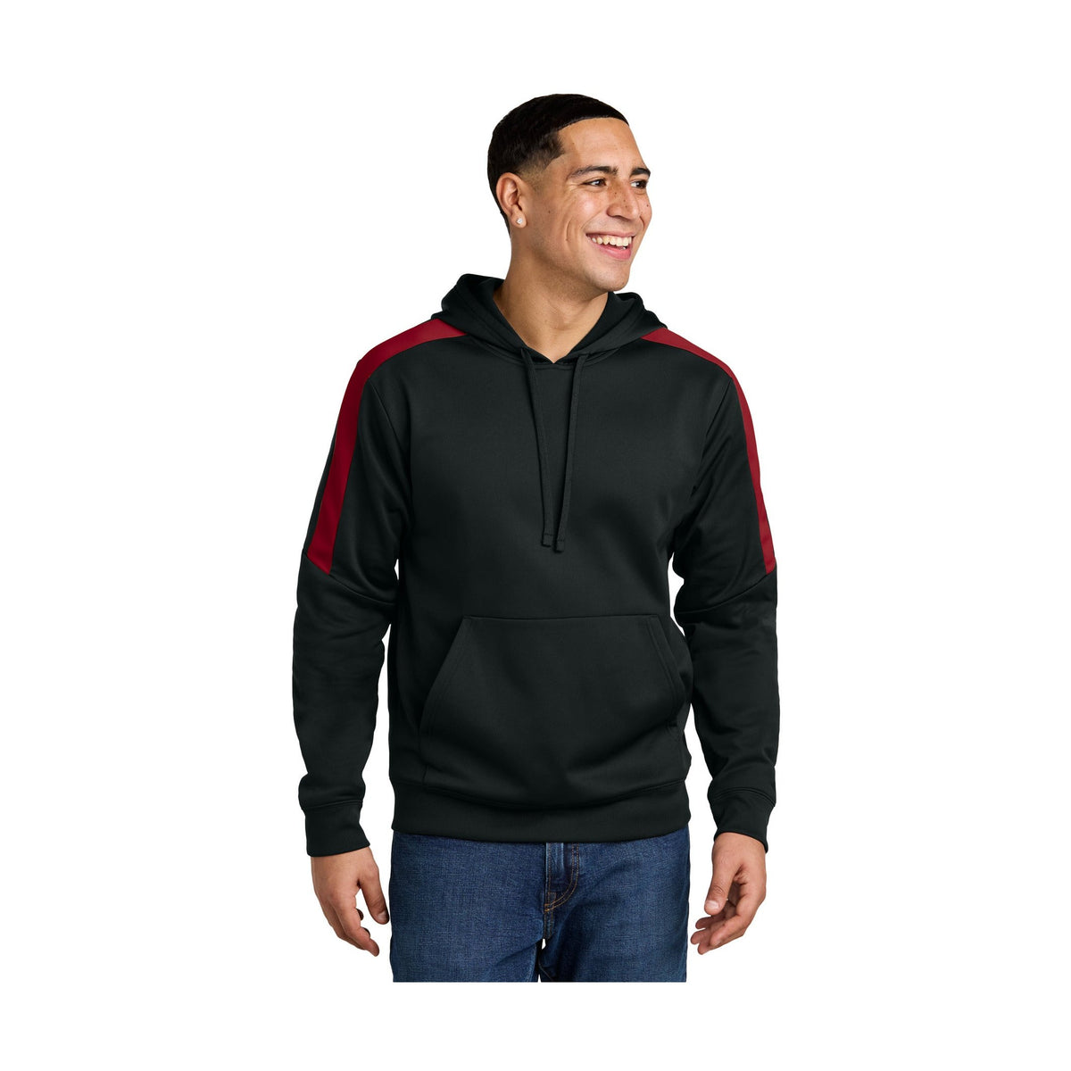 Sport-Tek Men's Sport-Wick Fleece United Pullover Hoodie ST255