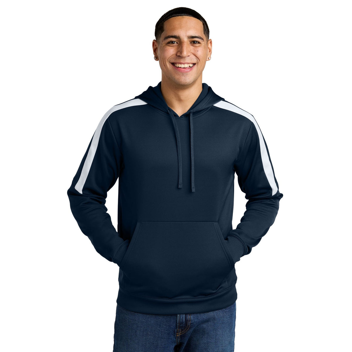 Sport-Tek Men's Sport-Wick Fleece United Pullover Hoodie ST255