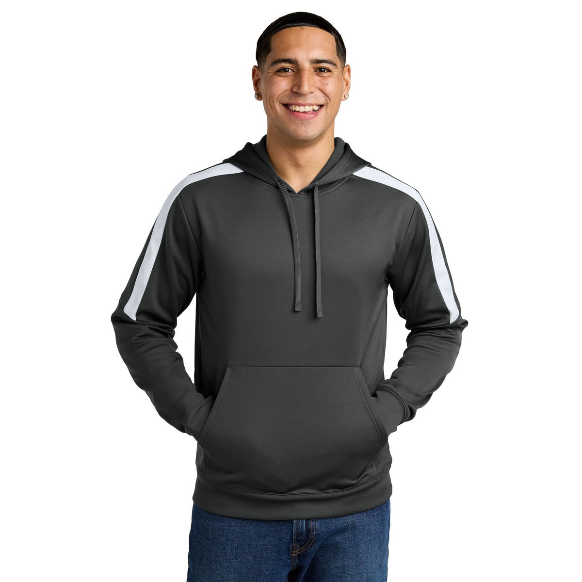 Sport-Tek Men's Sport-Wick Fleece United Pullover Hoodie ST255