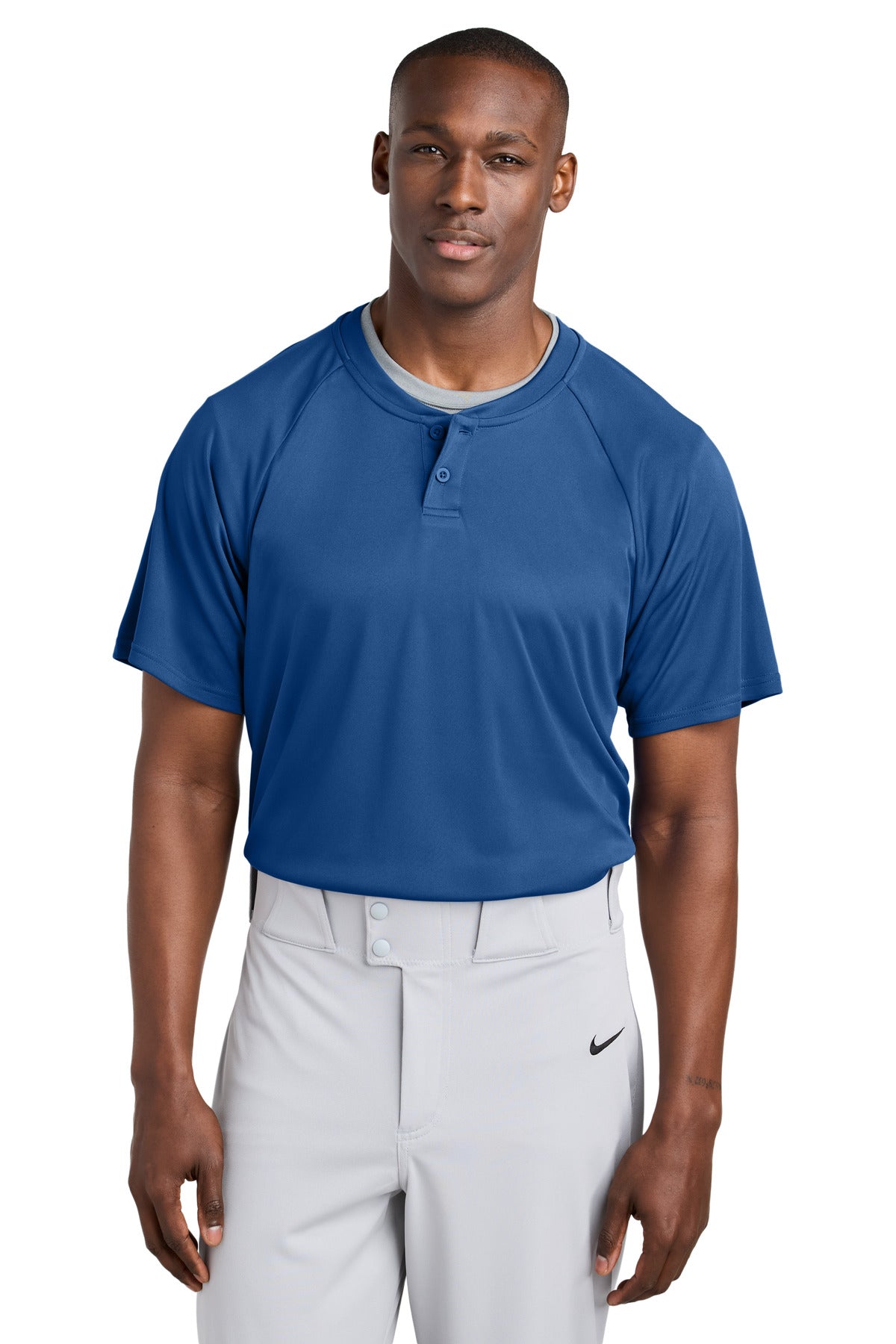 Sport-Tek Men's PosiCharge Competitor 2-Button Henley ST359