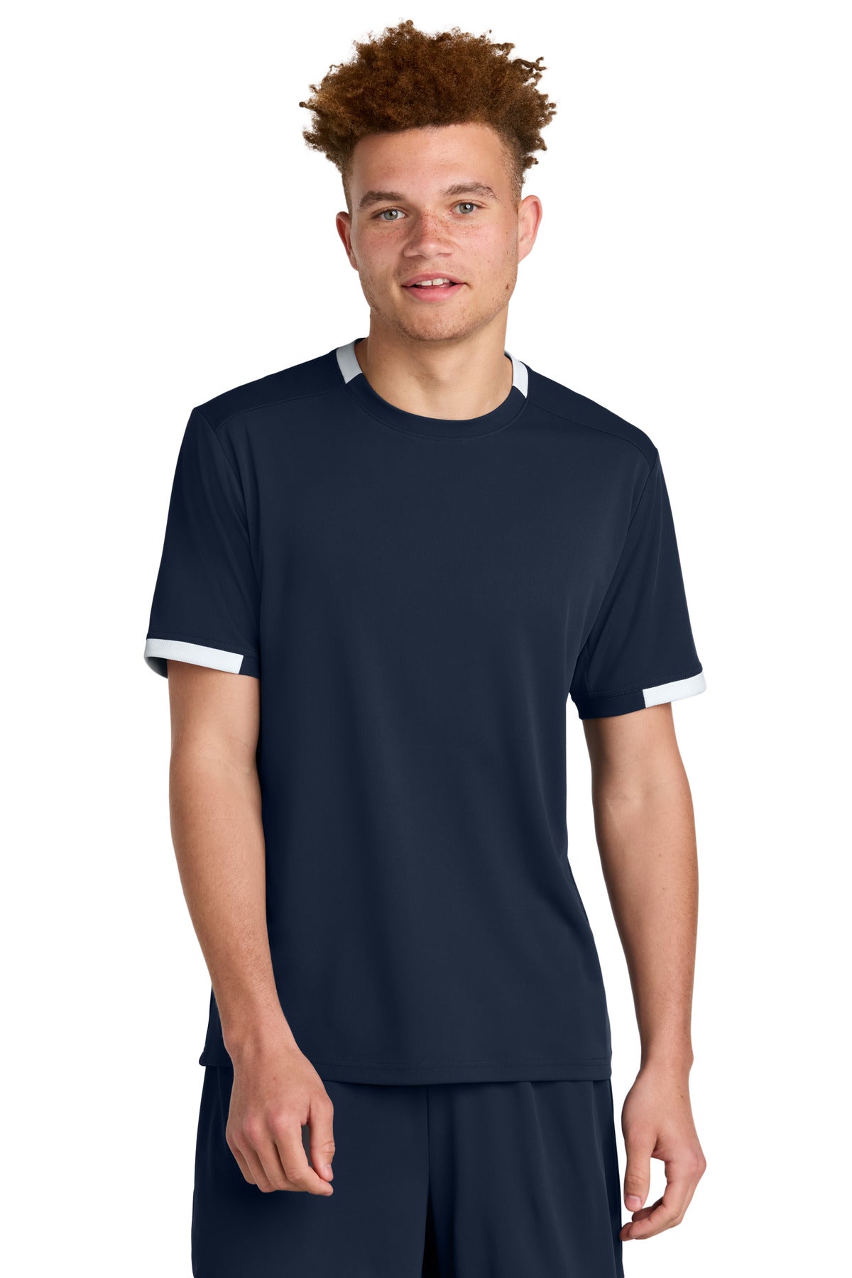 Sport-Tek Men's Club Short Sleeve Crew ST440