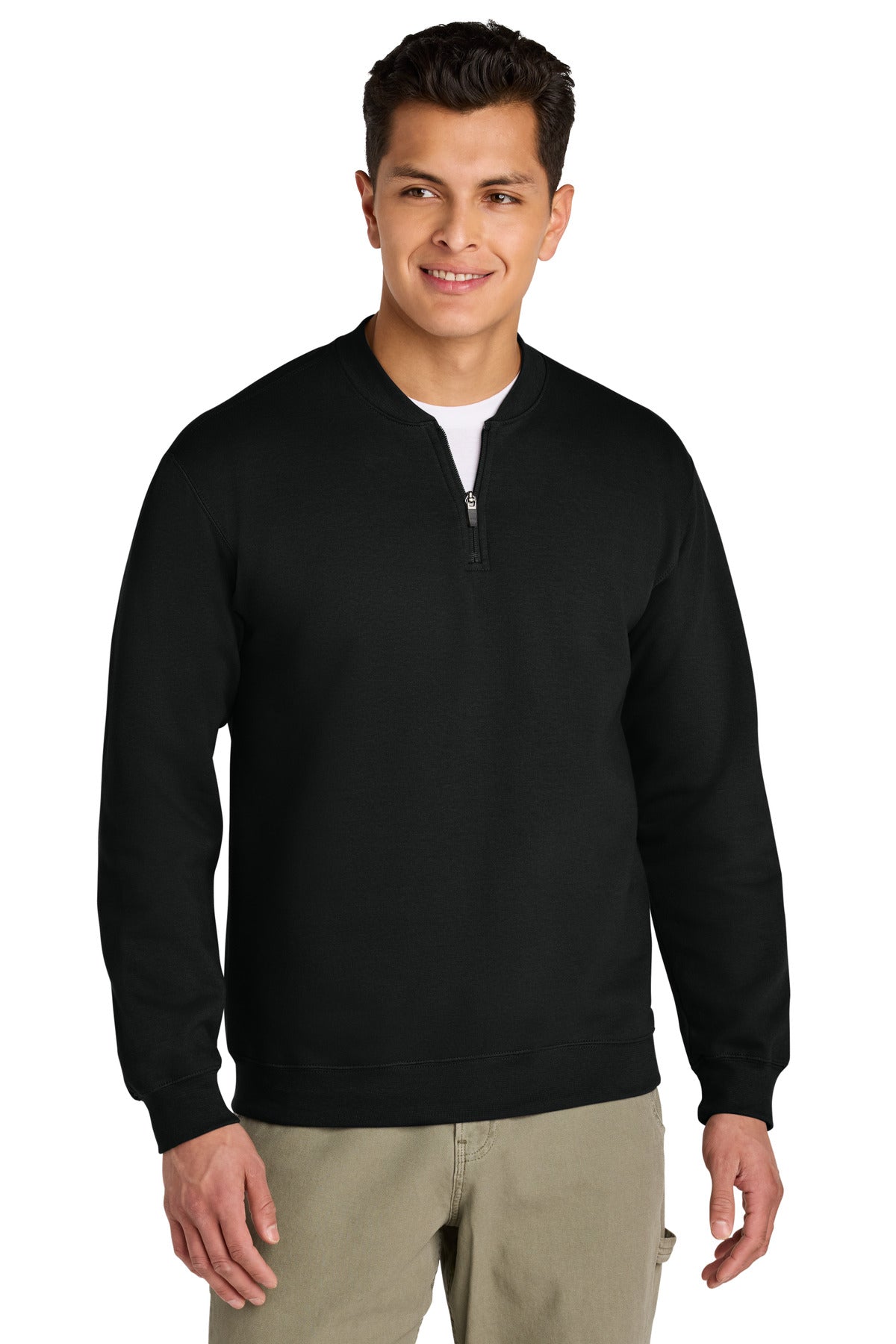 Gildan Men's Softstyle Midweight 1/4 Zip Sweatshirt