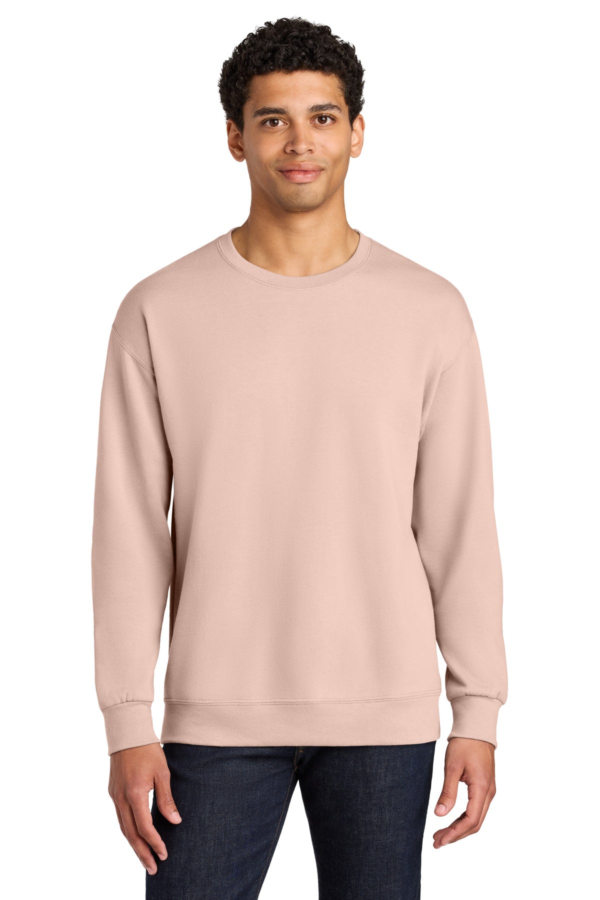 Jerzees Men's Ultimate CVC Ring Spun Crewneck Sweatshirt IC48M