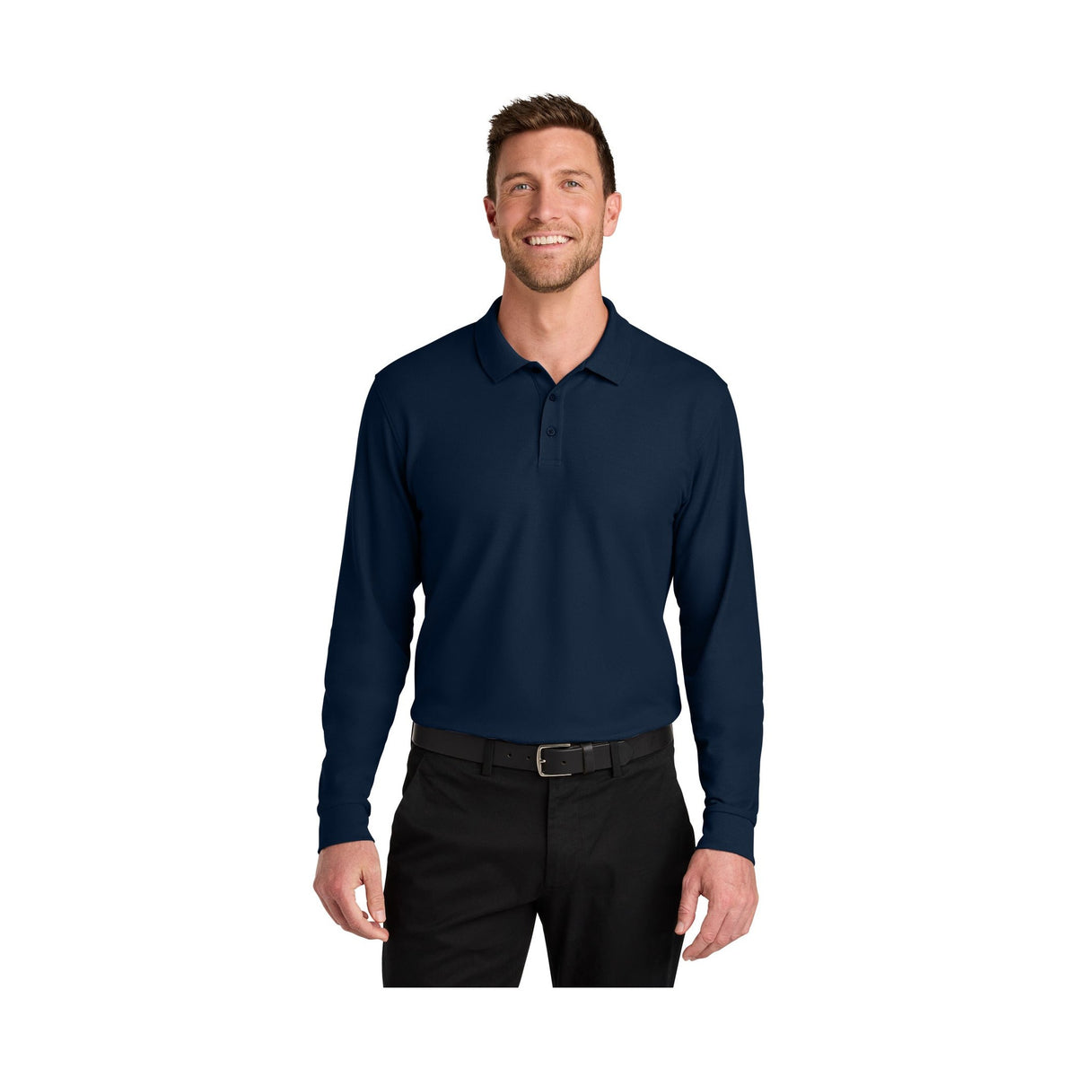 Port Authority Men's Wearever Signature Pique Long Sleeve Polo K200LS