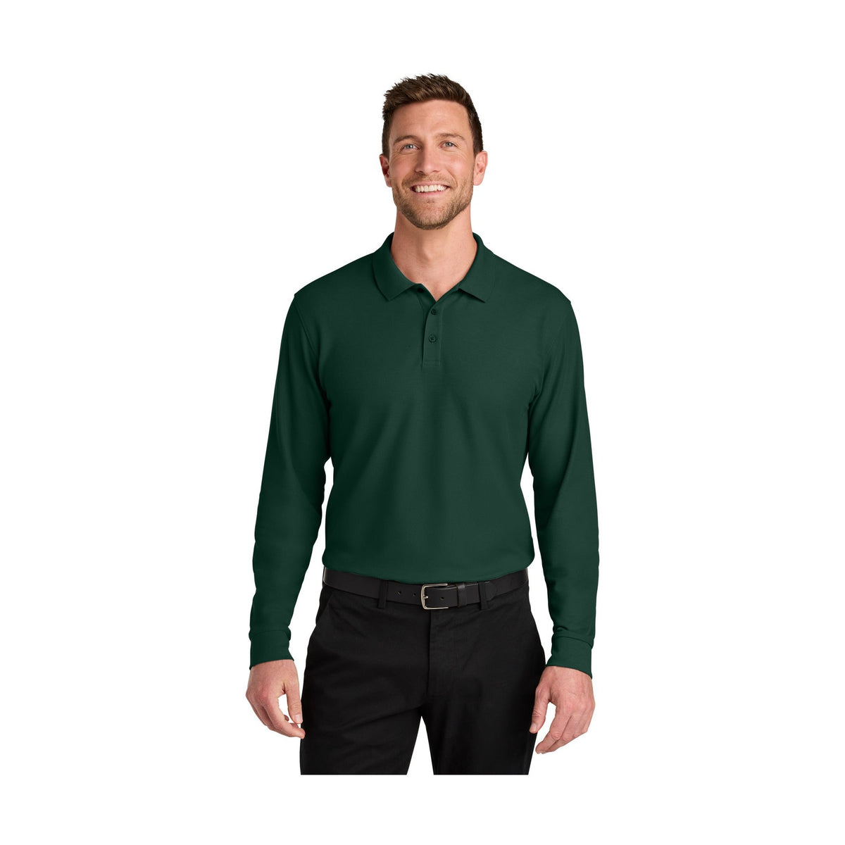 Port Authority Men's Wearever Signature Pique Long Sleeve Polo K200LS