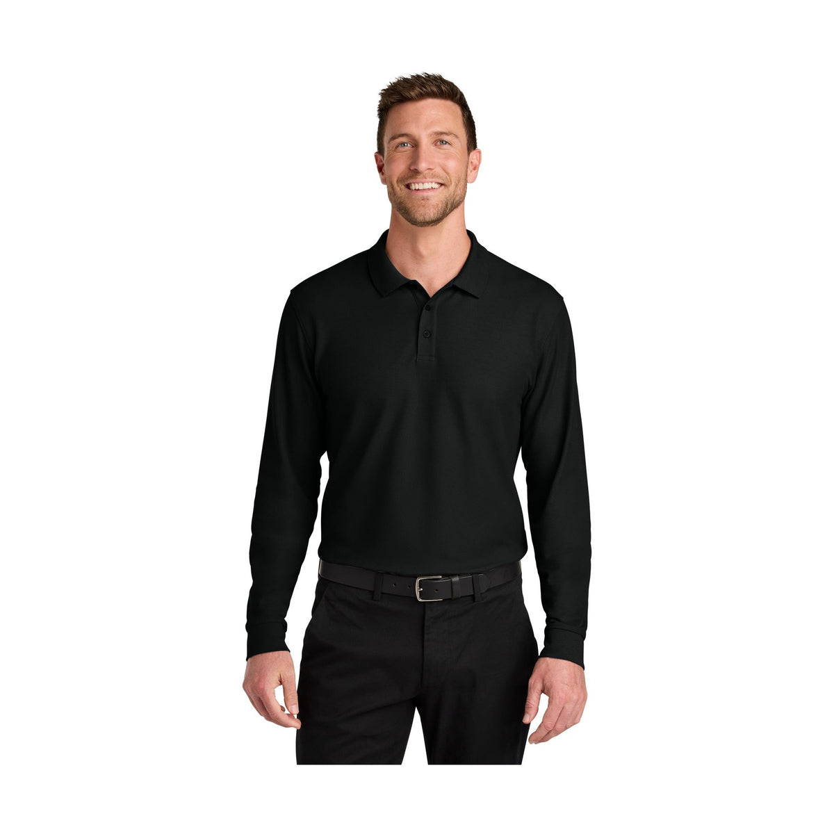 Port Authority Men's Wearever Signature Pique Long Sleeve Polo K200LS